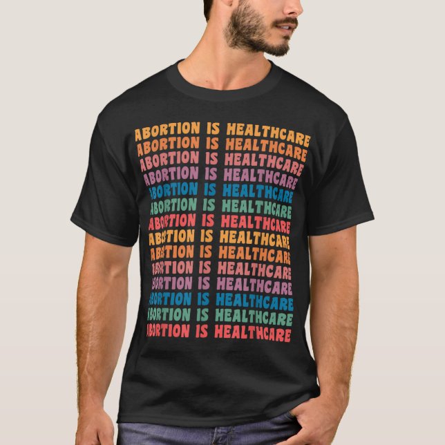 Abtreibung ist Gesundheitsfachfrau Retro Pro Wahl  T-Shirt (Vorderseite)