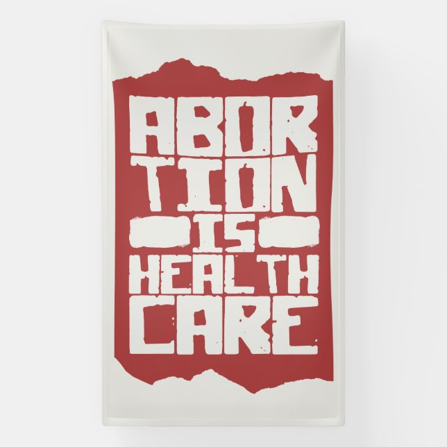 Abtreibung ist Unterstützung der Gesundheitsfürsor Banner (Vertikal)