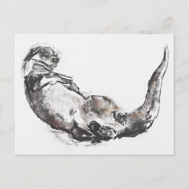 Abtrinken Postkarte (Vorderseite)