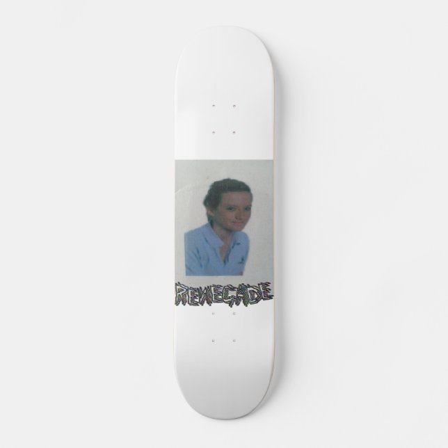 ABTRÜNNIGE Anny Klassen-Foto-Plattform Skateboard (Vorderseite)