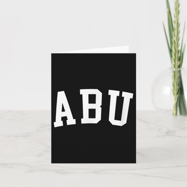 Abu _1 karte (Vorderseite)
