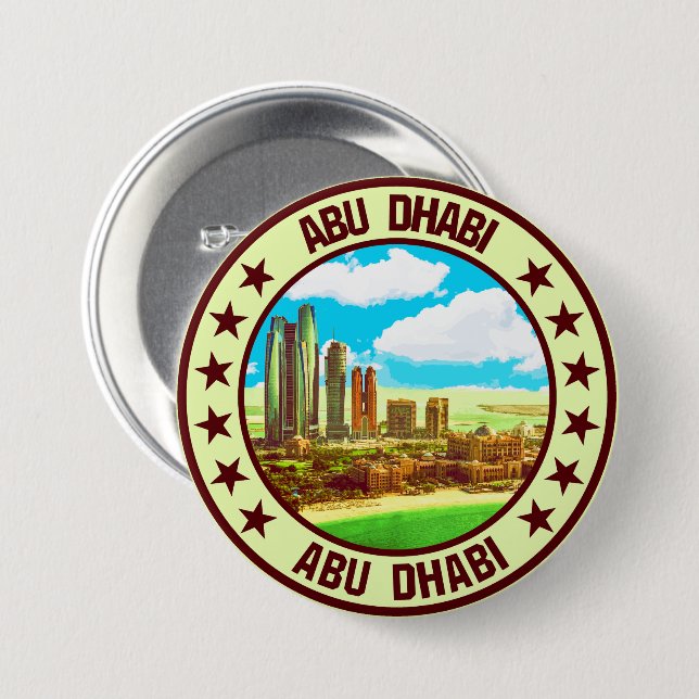 Abu Dhabi Button (Vorne & Hinten)