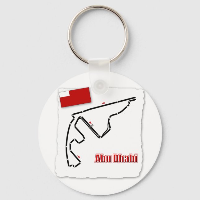 Abu Dhabi GP Circuit Schlüsselanhänger (Vorderseite)