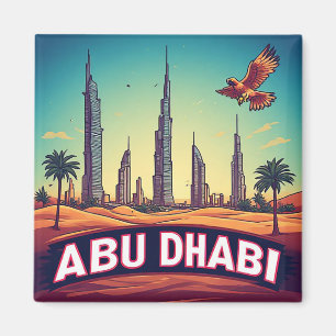 🧲 Abu Dhabi Küstenurlaub Erinnerung Vereinigte Ar Magnet