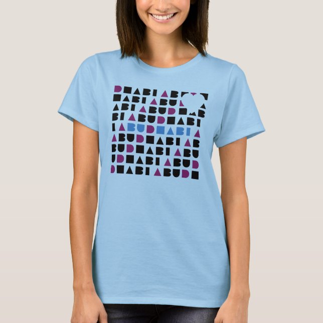 Abu Dhabi Liebe-Shirt T-Shirt (Vorderseite)