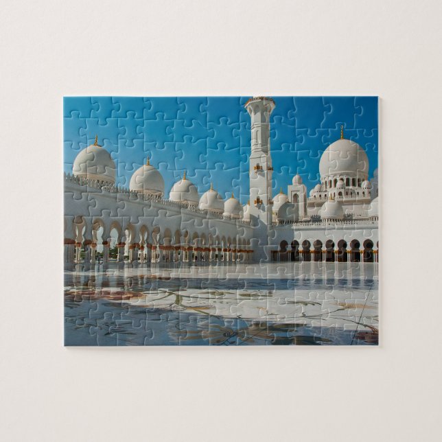 Abu Dhabi Sheik Zayed Grand Mosque Muslim Puzzle (Horizontal)