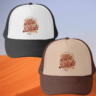 Abu Dhabi Stadt UAE Kleidung Bekleidung Truckerkappe