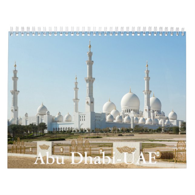 Abu Dhabi-UAE Calendar Kalender (Titelbild)