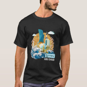 Abu Dhabi Vereinigte Arabische Emirate Japanische T-Shirt
