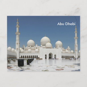Abu Dhabi Vintage Reise Tourismus und Postkarte