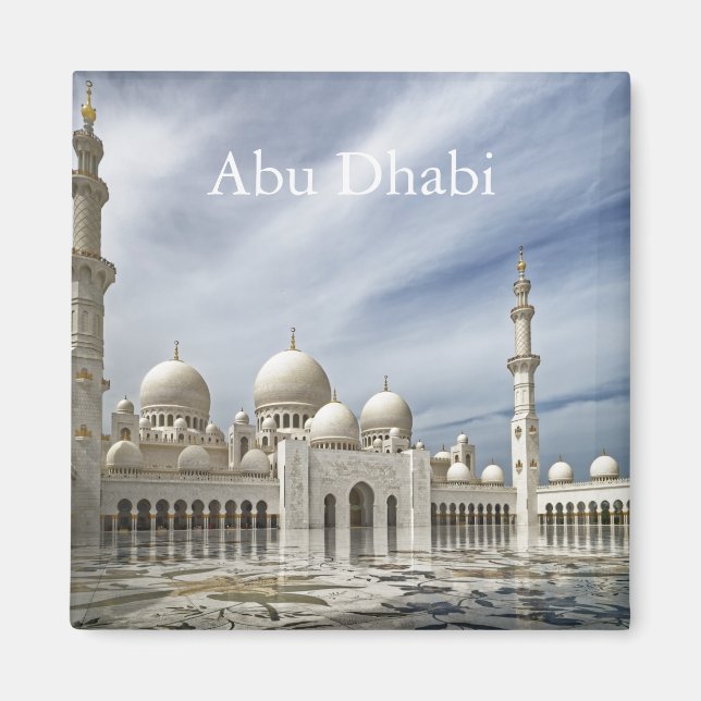 Abu Dhabi Vintage - Tourismus Magnet (Vorne)