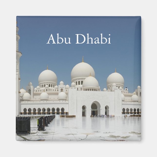Abu Dhabi Vintage Tourismus Magnet (Vorne)