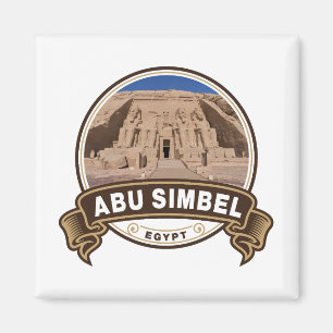Abu Simbel Egypt Abzeichen Magnet