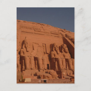 abu simbel kings postkarte