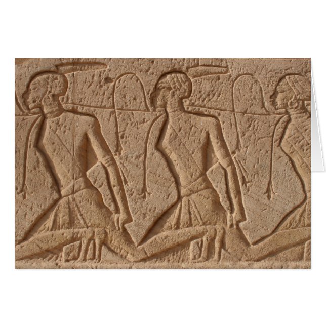 Abu-Simbel-Schnitzerei (Vorderseite (Horizontal))