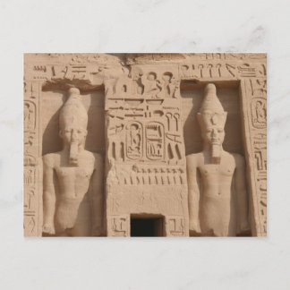 Abu-Simbel-Schriftzeichen Postkarte