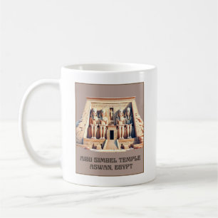Abu Simbel Temple in Aswan, Ägypten Kaffeetasse