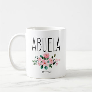Abuela Est 2023, Abuelos Ankündigung Spanisch Kaffeetasse
