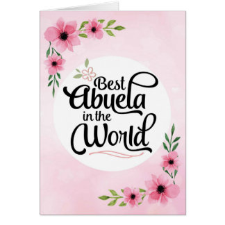 Abuela Geburtstag - bestes Abuela in der Welt