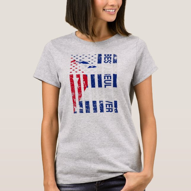 Abuela Kuba Oma Kuba USA Amerikanische Mutter T-Shirt (Vorderseite)