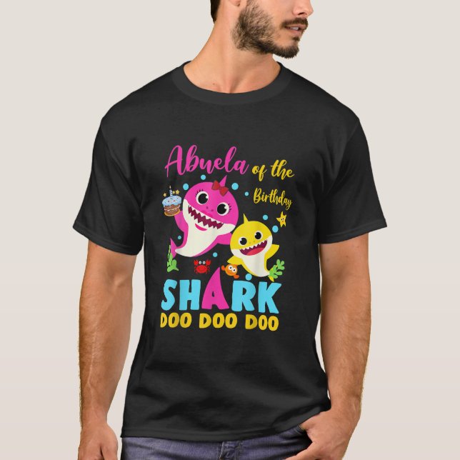 Abuela of the Baby Shark Birthday Abuela Shark TSh T-Shirt (Vorderseite)
