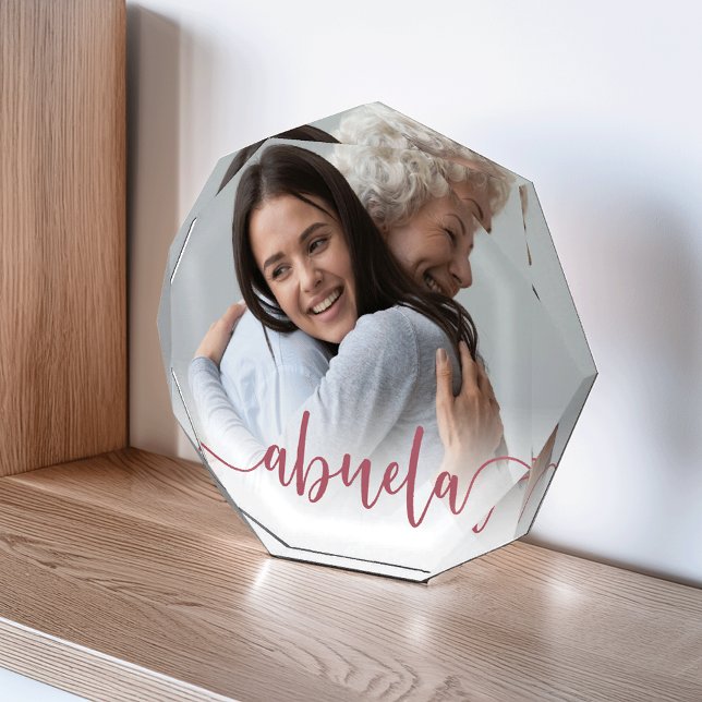 Abuela Oma Script Overlay Fotoblock (Von Creator hochgeladen)