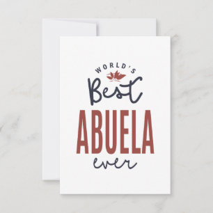 Abuela RSVP Karte