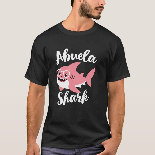 Abuela Shark Mother's Day Grandma Funny T-Shirt (Vorderseite)