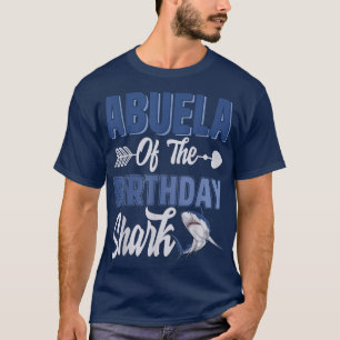 Abuela vom Geburtstag Junge Hai Matching Fa T-Shirt