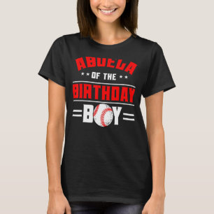 Abuela von der Geburtstagsjunge Baseball-Themenfam T-Shirt