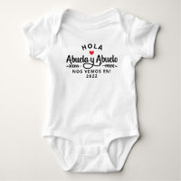 Abuela y Abuelo Spanish Grandparent Baby Reveal