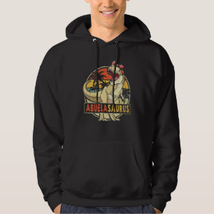 Abuelasaurus Retro T Rex Dinosaur Abuela Family Ma Hoodie