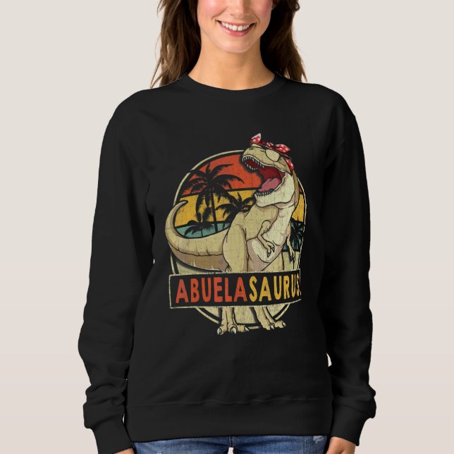 Abuelasaurus Retro T Rex Dinosaur Abuela Family Ma Sweatshirt (Vorderseite)