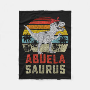 Abuelasaurus T Rex Dinosaur Abuela Saurus Familie Fleecedecke
