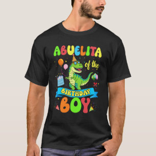 Abuelita des Geburtstagsjungen TRex Dinosaur Gebur T-Shirt