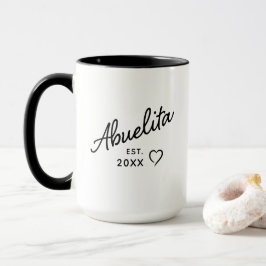 Abuelita Est Schwangerschaftsankündigung dieses Ja Tasse