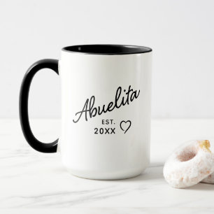 Abuelita Est Schwangerschaftsankündigung dieses Ja Tasse