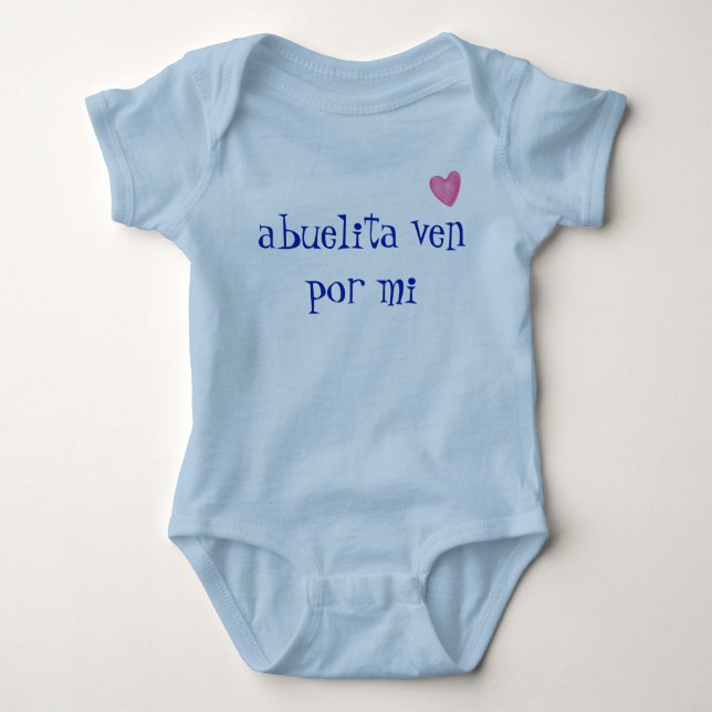 Abuelita Ven Por Mi Baby Romper Jumper Baby Strampler (Vorderseite)