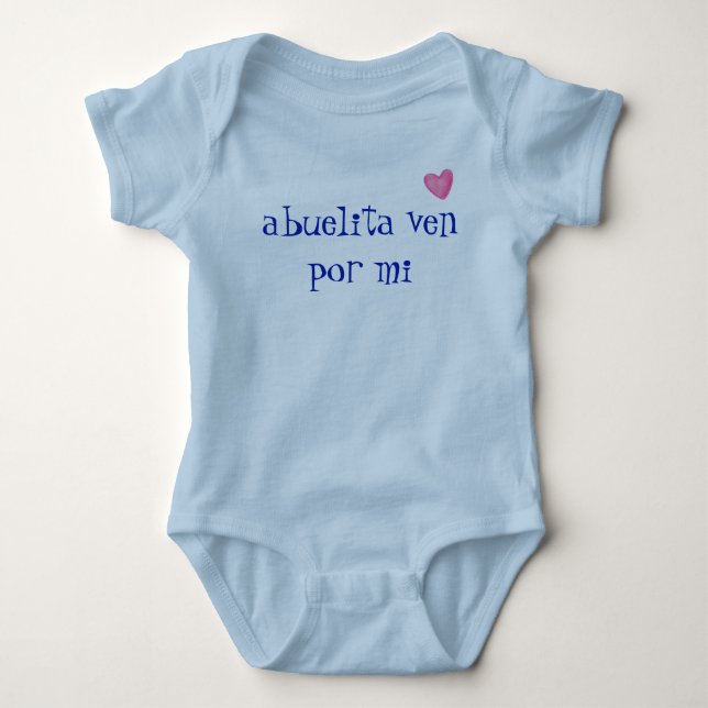Abuelita Ven Por Mi Baby Romper Jumper Strampler (Vorderseite)