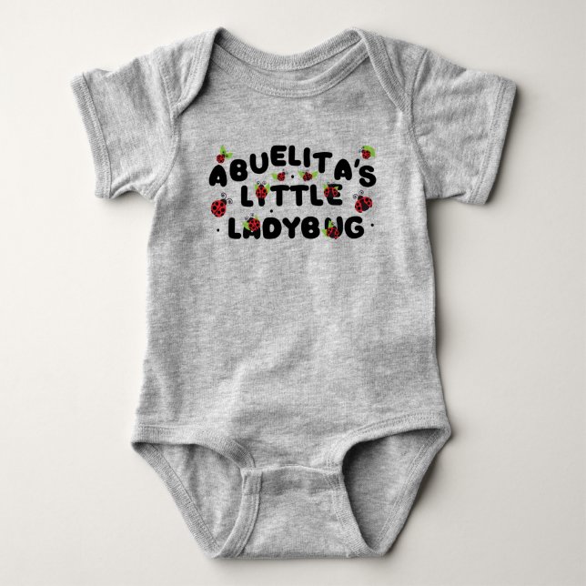 Abuelitas Kleine Ladybug - Niedlich Baby Strampler (Vorderseite)