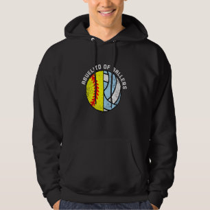Abuelito Ballers Funny Softball Volleyball Abue Hoodie