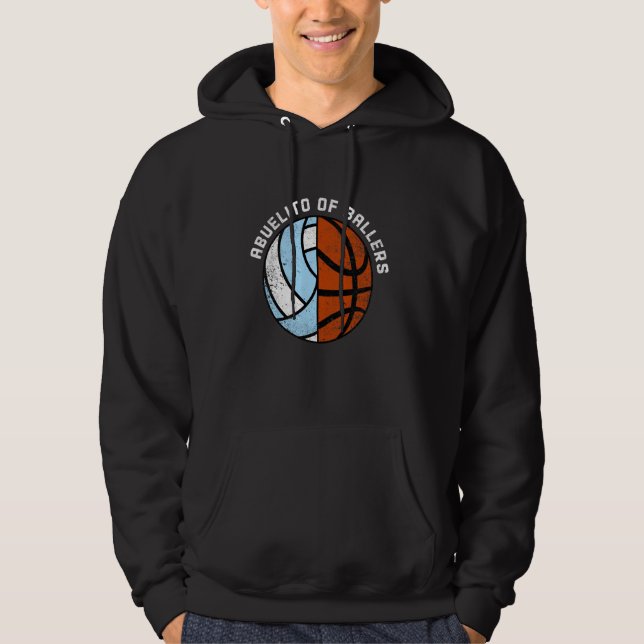 Abuelito Ballers Funny Volleyball Basketball Ab Hoodie (Vorderseite)