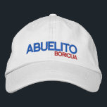 Abuelito Boricua: Puerto Rico Bestickte Kappe<br><div class="desc">Puerto Rico Cap; Abuelito Boricua.</div>