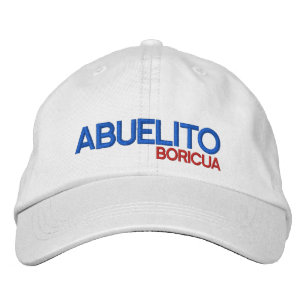 Abuelito Boricua: Puerto Rico Bestickte Kappe