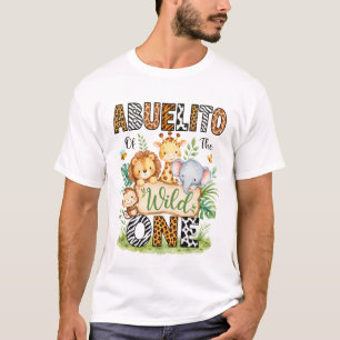 Abuelito des wilden Ersten Geburtstagsjungen Dschu T-Shirt
