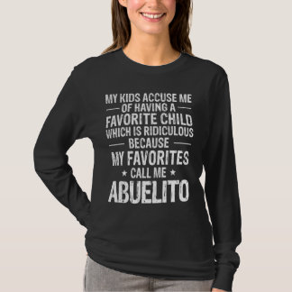 Abuelito My Kids beschuldigen mich, einen bevorzug T-Shirt