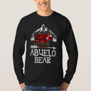 Abuelo Bär Büffel Kariert Passende Familie Weihnac T-Shirt
