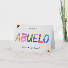 ABUELO Bold Geometric Boho Vatertagskarte Karte