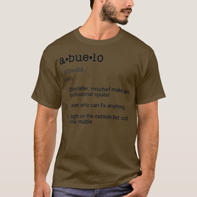 Abuelo Definition Federn Tagesgeschenk T-Shirt Pre (Vorderseite)