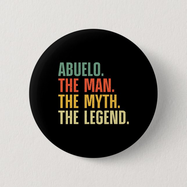 Abuelo Design Großvater von Grandki Button (Vorderseite)